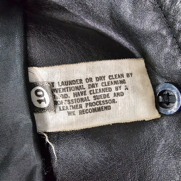 Calf Nappa Button Down Black Genuine Luxury Leather Jacket - Picture 5 of 8